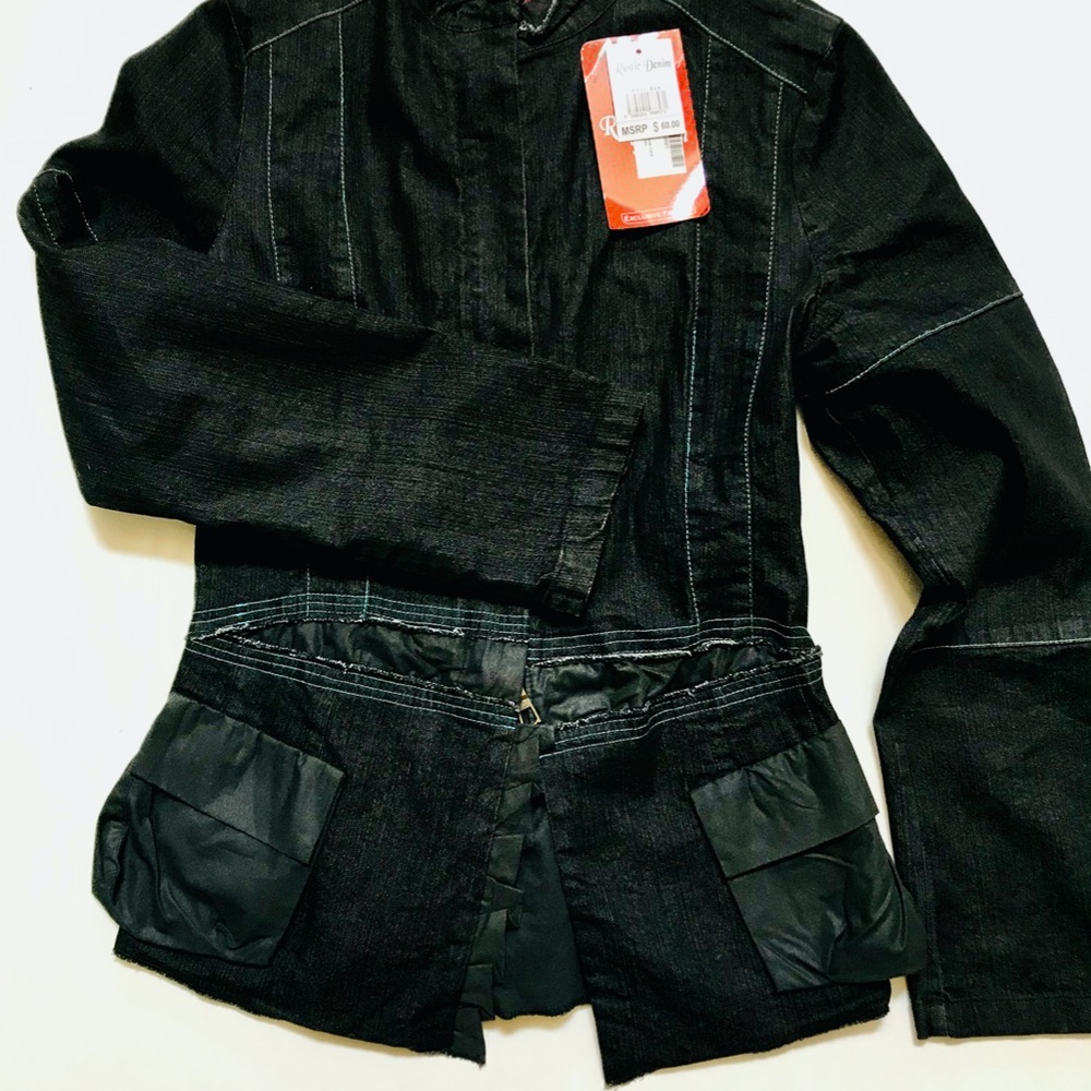 Rustic denim jacket